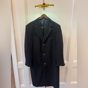 Lauren Ralph Lauren Men's winter Black Trench Coat overcoat black Sz 40R 40